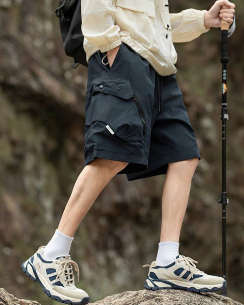 Rapid-Dry Adventure Cargo Shorts -  outdoor - Quick-Dry Cargo Shorts for Outdoor Activities - View 9