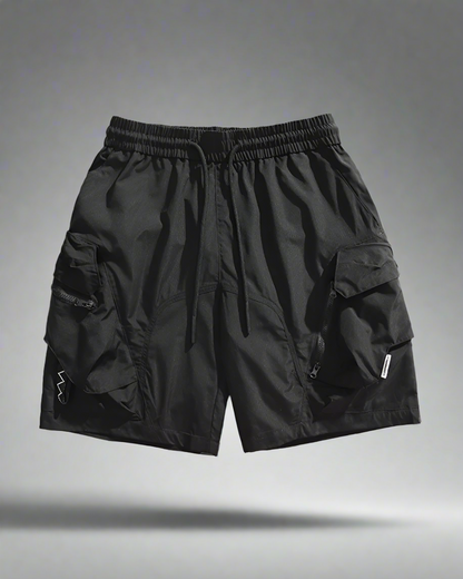 Rapid-Dry Adventure Cargo Shorts - Summer Techwear - Quick-Dry Cargo Shorts for Outdoor Activities - View 3