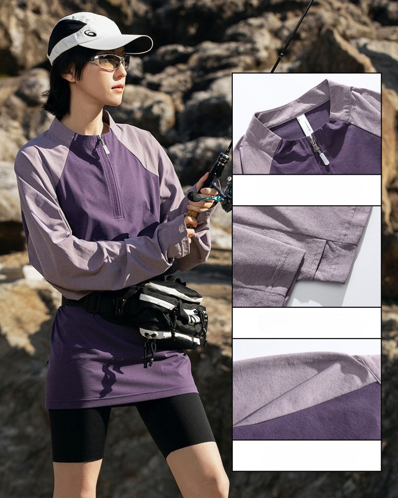 Rapid-Dry Long Sleeve Active Tee -  breathable activewear - Quick-Dry Long Sleeve Active Tee for Outdoor Activities - View 11