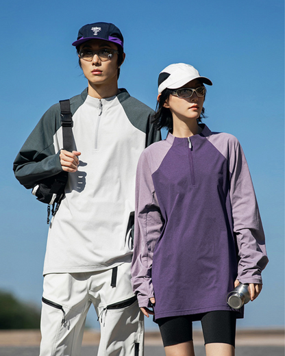 Rapid-Dry Long Sleeve Active Tee -  uv-resistant - Quick-Dry Long Sleeve Active Tee for Outdoor Activities - View 8