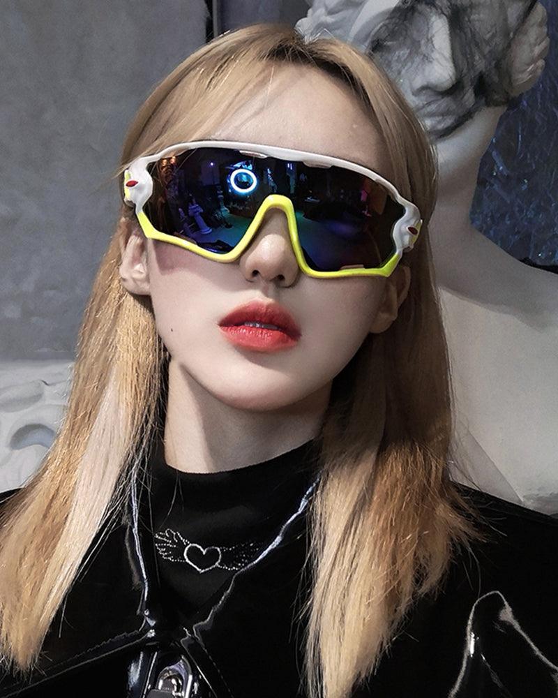 Rebel Chic Cyberpunk Shades -  durable shades - Rebel Chic Cyberpunk Shades for Ultimate Style - View 3