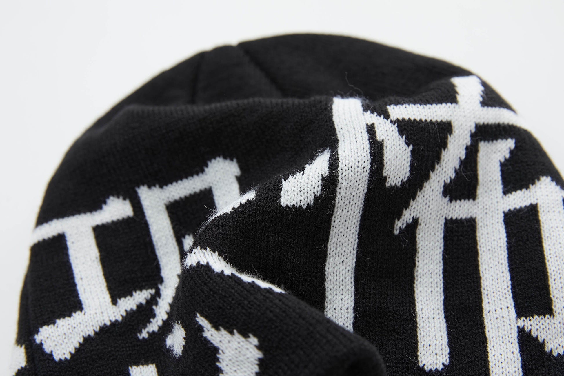 Rebel Knit Beanie - bold fashion statements - Rebel Knit Beanie with Bold Chinese Design - View 9