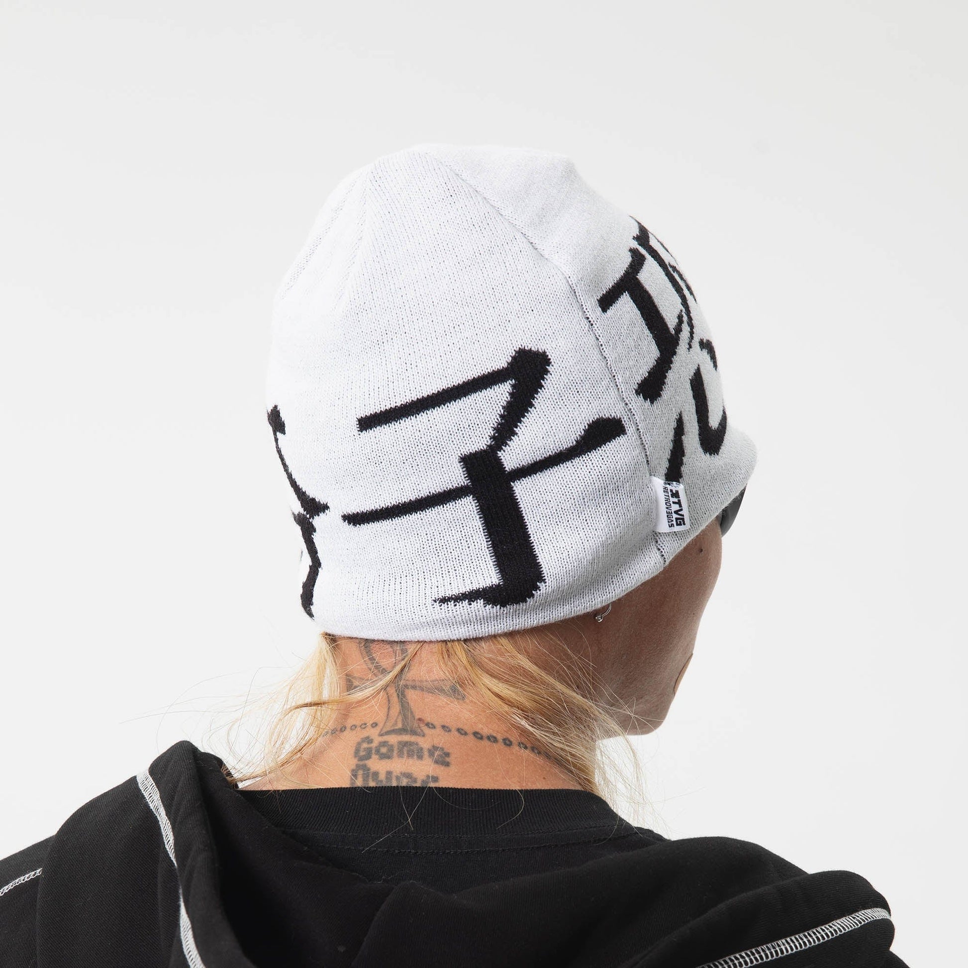 Rebel Knit Beanie -  comfortable beanie - Rebel Knit Beanie with Bold Chinese Design - View 4