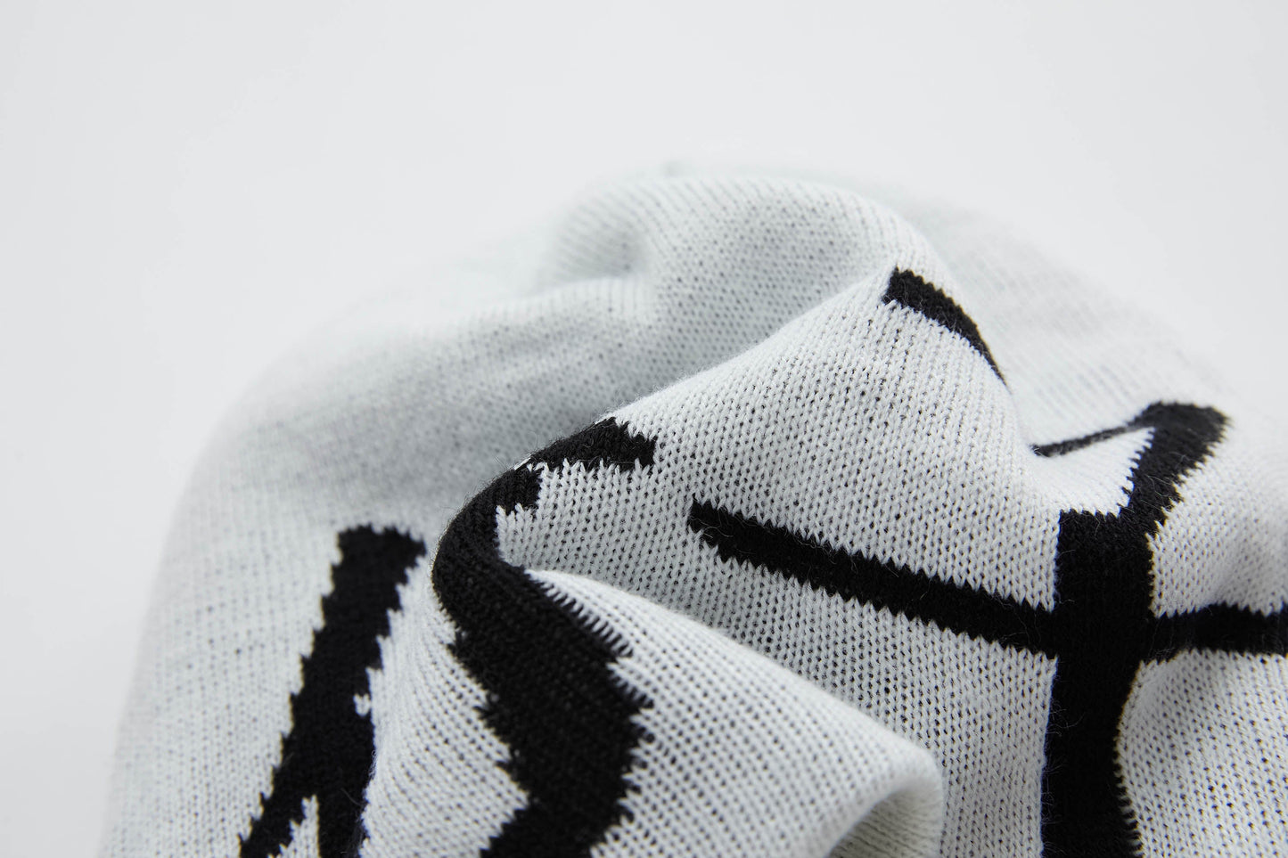 Rebel Knit Beanie - knit beanie - Rebel Knit Beanie with Bold Chinese Design - View 10