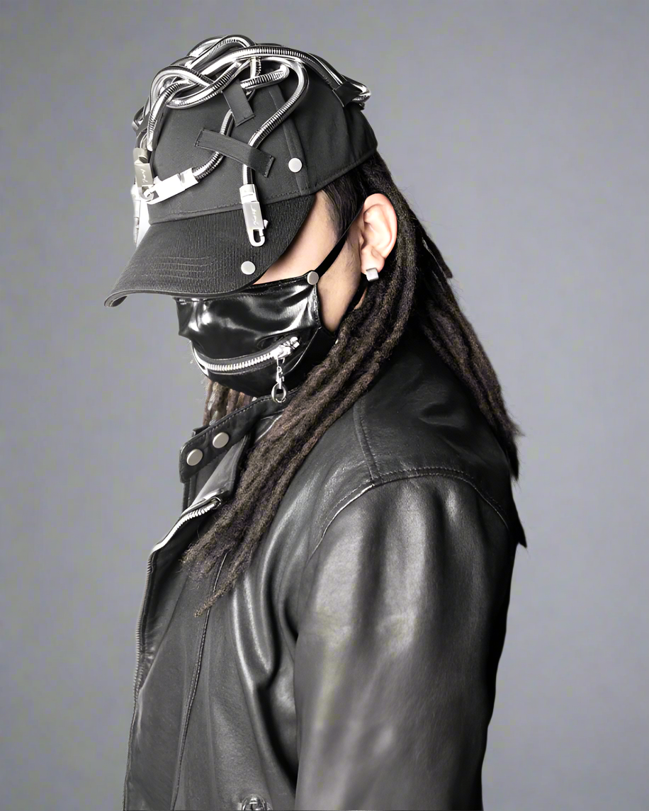 Rebel Vibe Snake Chain Cap -  adjustable cap - Rebel Vibe Snake Chain Baseball Cap for Street Style - View 3