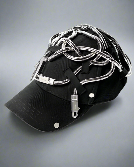 Rebel Vibe Snake Chain Cap - customizable cap - Rebel Vibe Snake Chain Baseball Cap for Street Style - Main view