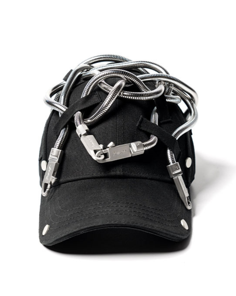 Rebel Vibe Snake Chain Cap -  fashion baseball cap - Rebel Vibe Snake Chain Baseball Cap for Street Style - View 5