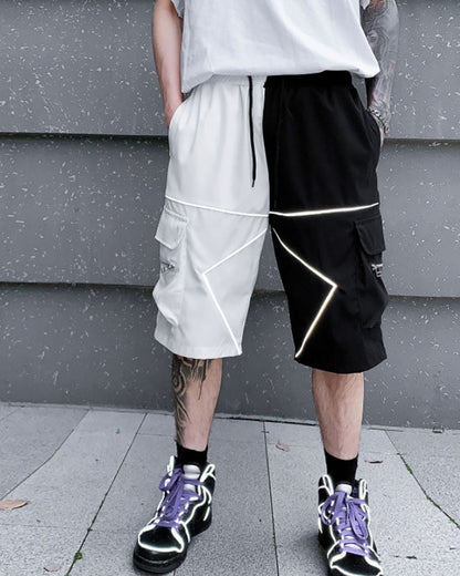 Reflective Cargo Combat Shorts -  cargo shorts - Reflective Cargo Combat Shorts for All Activities - View 4