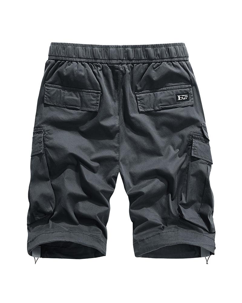 Reflective Cargo Shorts for Adventure -  paratrooper inspired shorts - Reflective Cargo Shorts for Urban Adventures - View 4