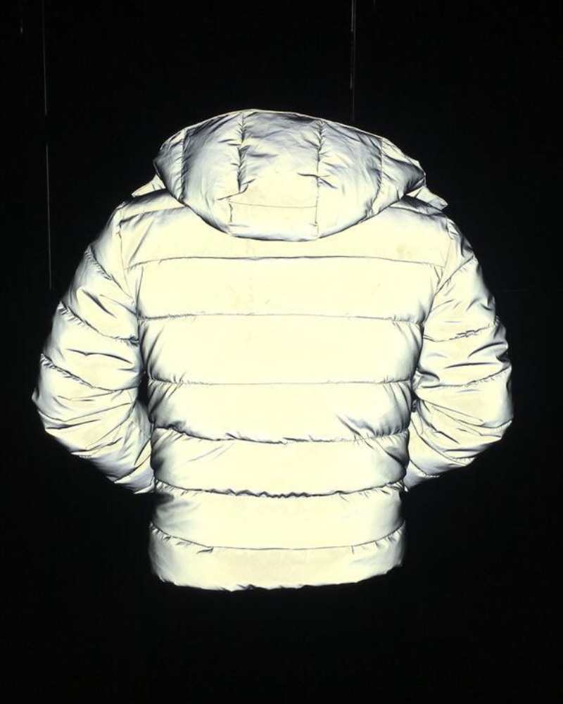 Reflective High-Tech Winter Coat -  hooded coat - Stylish Reflective High-Tech Winter Coat - View 5