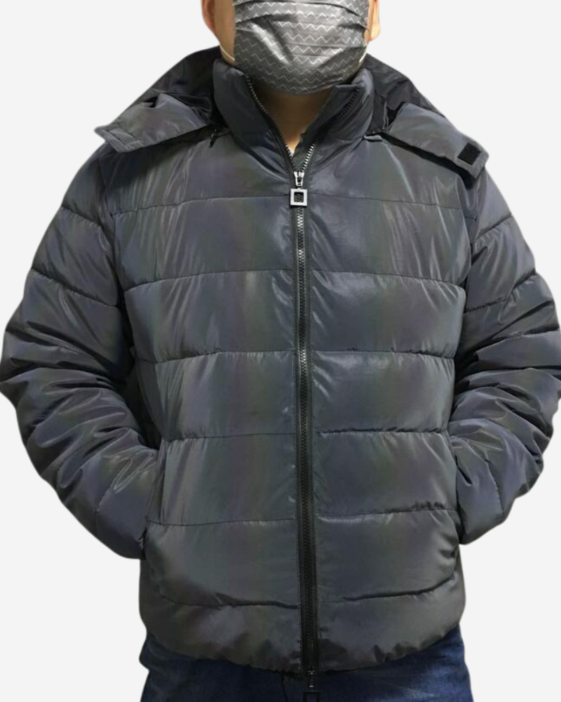 Reflective High-Tech Winter Coat - techwear winter jacket - Stylish Reflective High-Tech Winter Coat - View 10