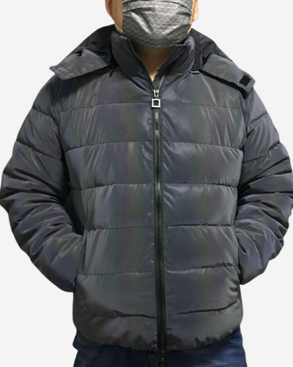 Reflective High-Tech Winter Coat - techwear winter jacket - Stylish Reflective High-Tech Winter Coat - View 10