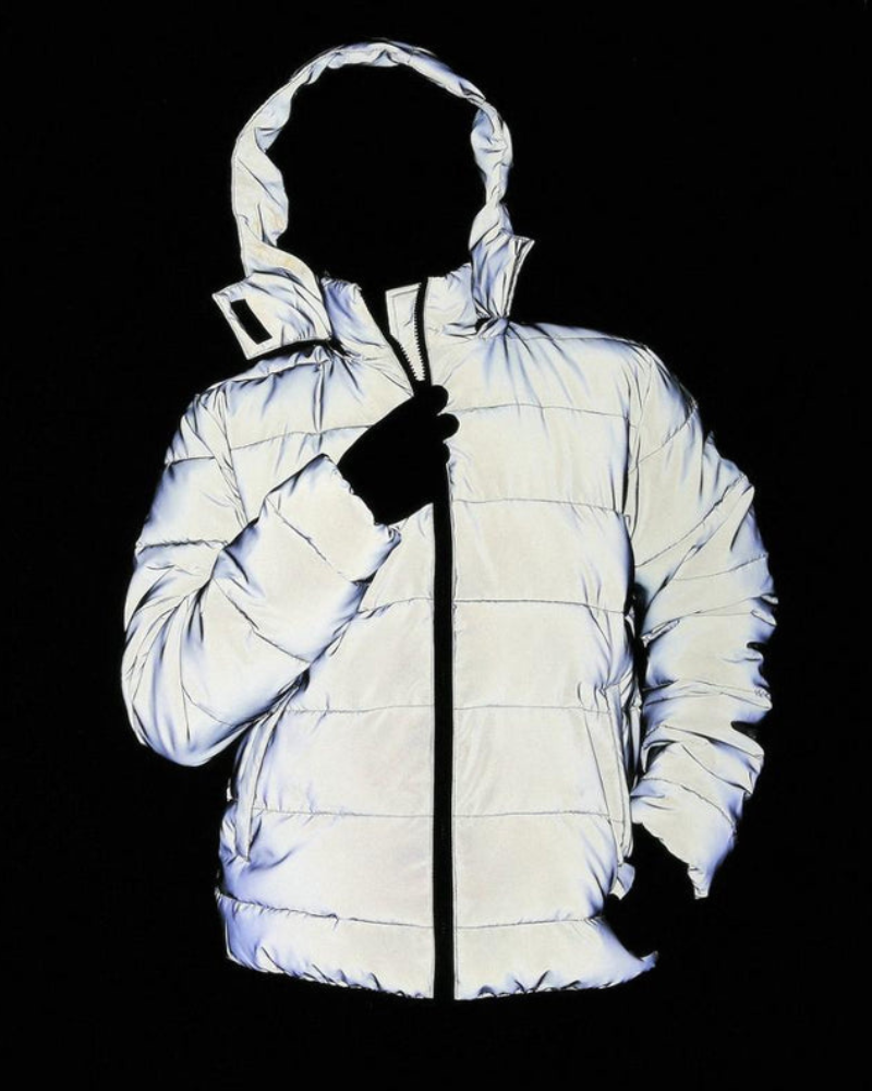 Reflective High-Tech Winter Coat - winter techwear - Stylish Reflective High-Tech Winter Coat - View 3