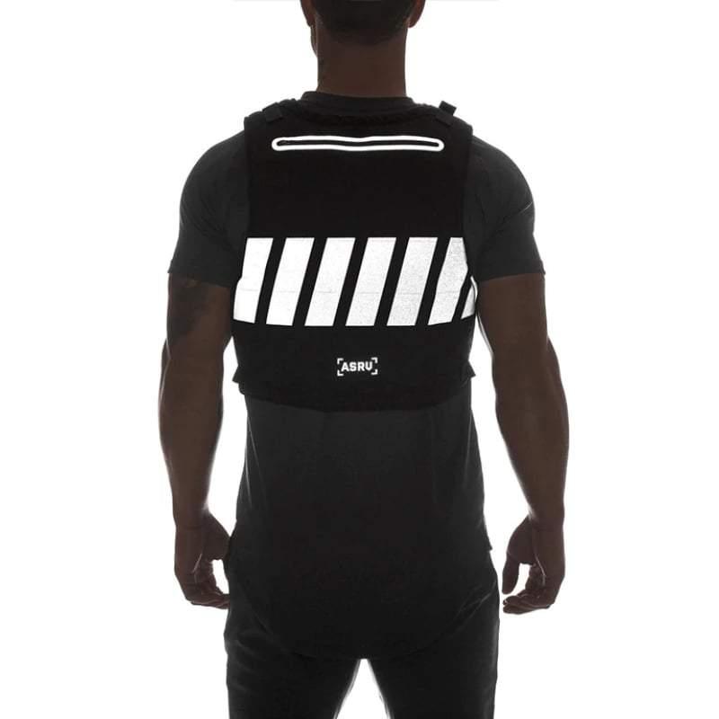 Reflective Performance Running Vest -  techwear - Reflective Running Vest for Safety and Comfort - View 7