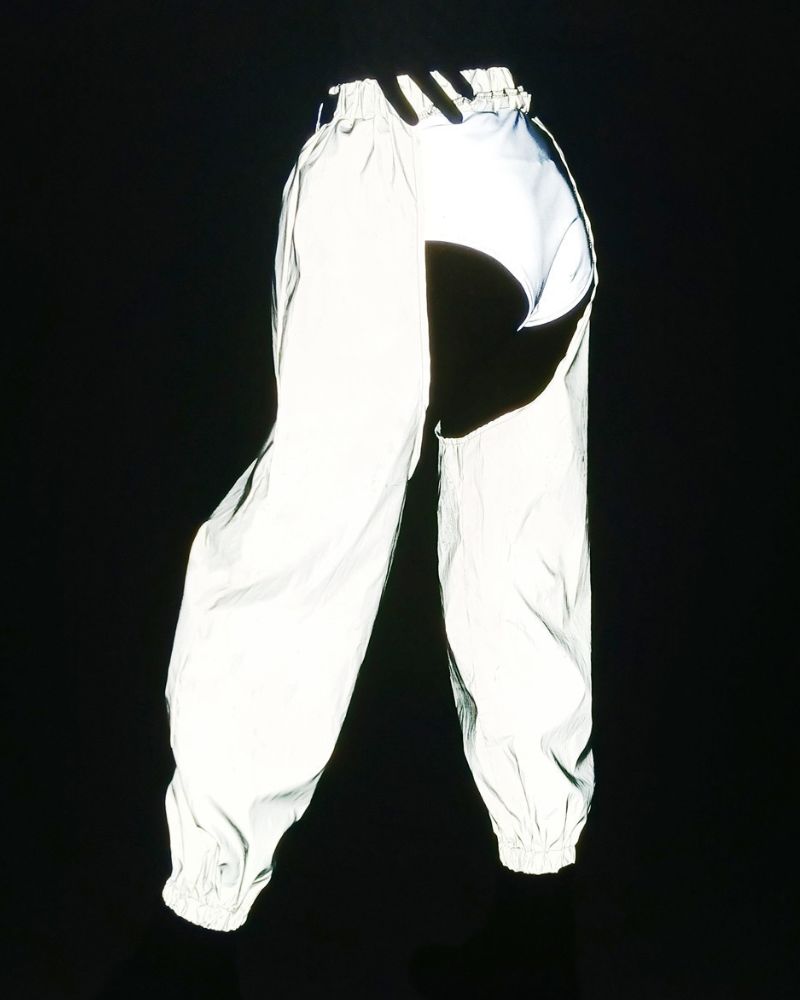 Reflective Rave Open-Crotch Pants - reflective pants - Reflective Open-Crotch Pants for Rave and Casual Wear - View 10