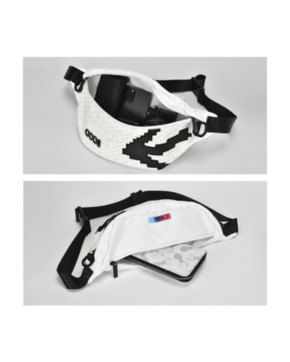 Reflective Techwear Chest Bag -  waterproof storage bag - Reflective Techwear Chest Bag for Night Adventures - View 14