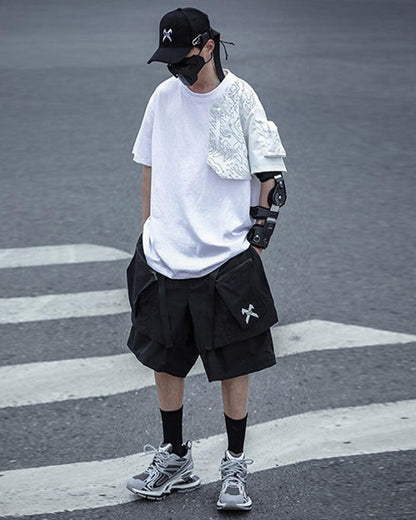 Reflective Techwear Imagination Tee -  streetwear - Reflective Techwear Imagination Tee for Urban Style - View 7