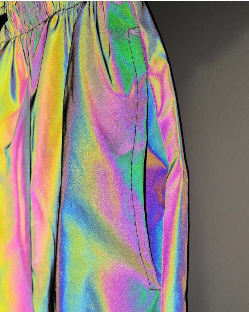 Reflective Techwear Rave Shorts -  techwear - Reflective Techwear Rave Shorts for Ultimate Style - View 7