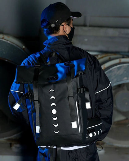 Reflective Urban Adventure Backpack -   durable fabric backpack - Reflective Urban Adventure Backpack with Stylish Design - View 3