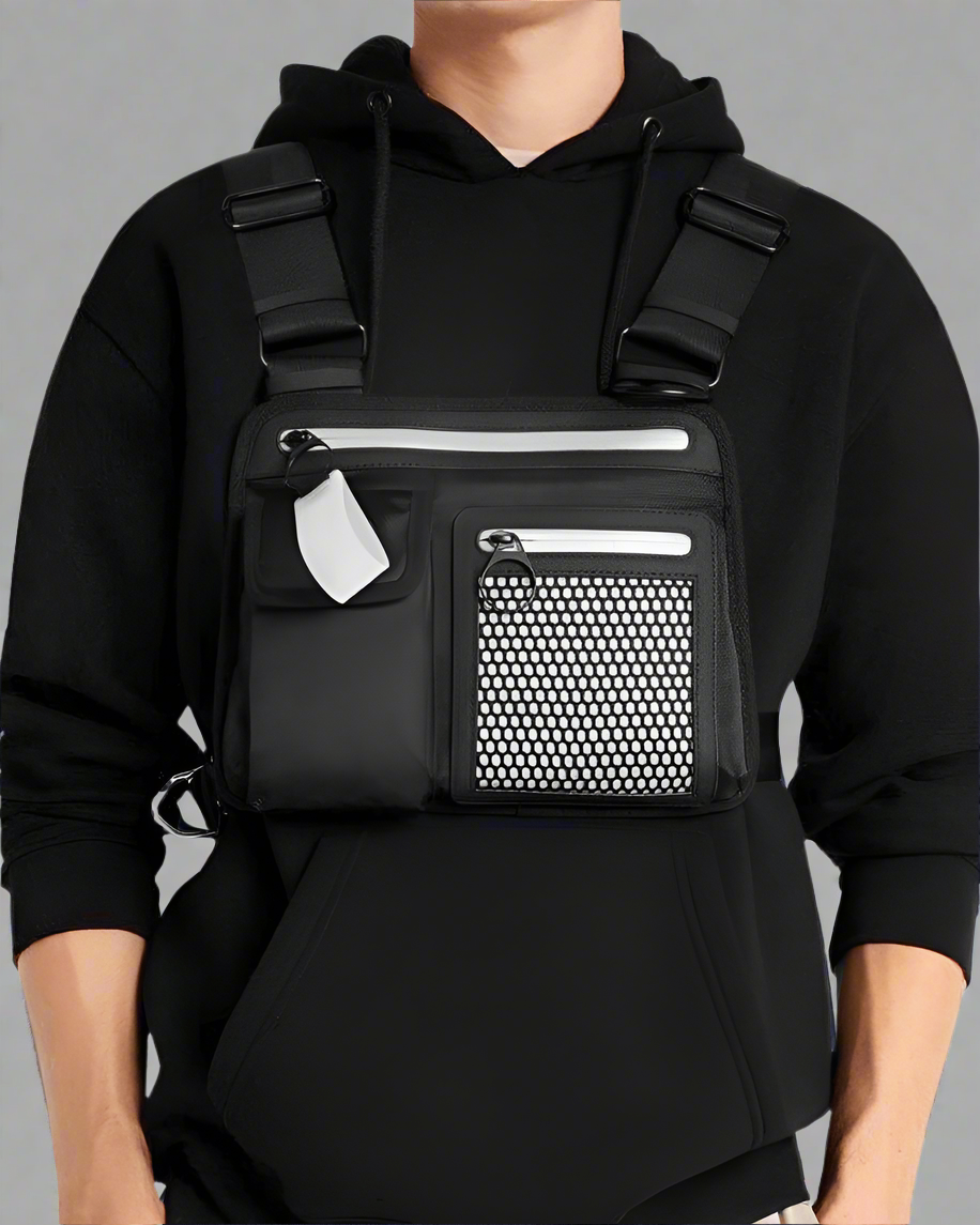 Reflective Urban Sports Chest Pack - reflective pack - Reflective Urban Chest Pack for Active Lifestyles - View 2