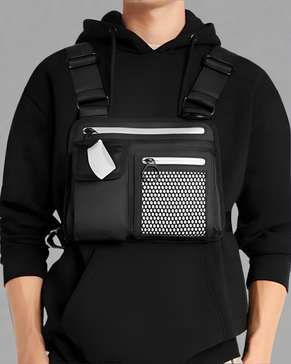 Reflective Urban Sports Chest Pack - reflective pack - Reflective Urban Chest Pack for Active Lifestyles - View 2