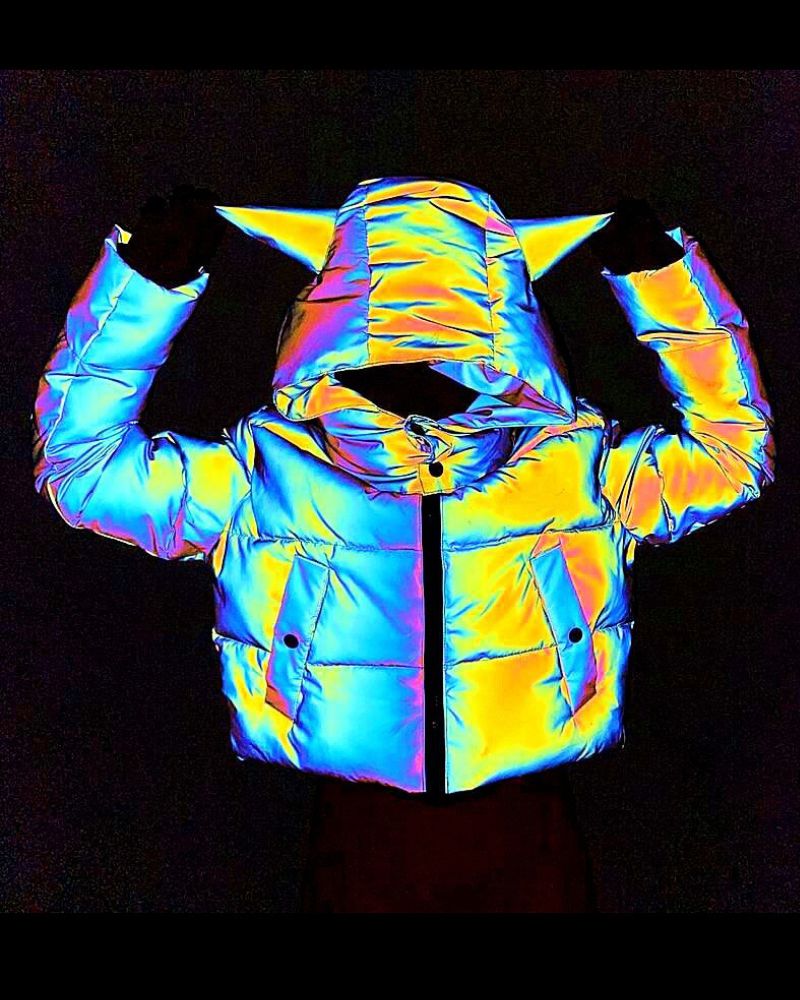 Reflective Winter Tech Jacket -  outdoor reflective jacket - Reflective Winter Tech Jacket for Urban Exploration - View 5