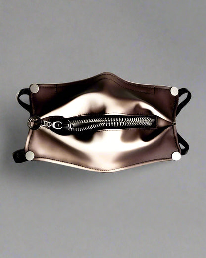 Reflective Zipper Face Mask -  low-light visibility mask - Stylish Reflective Zipper Face Mask for Urban Use - View 5