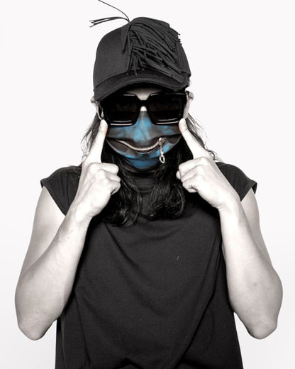 Reflective Zipper Face Mask - reflective mask - Stylish Reflective Zipper Face Mask for Urban Use - View 13