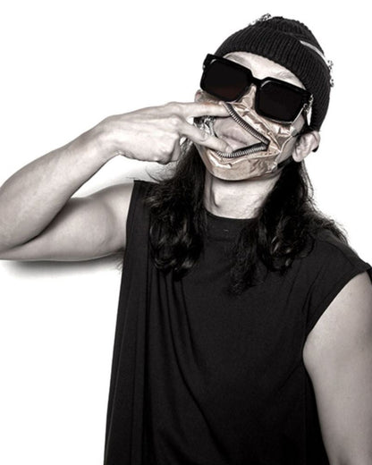Reflective Zipper Face Mask - reflective mask - Stylish Reflective Zipper Face Mask for Urban Use - View 19