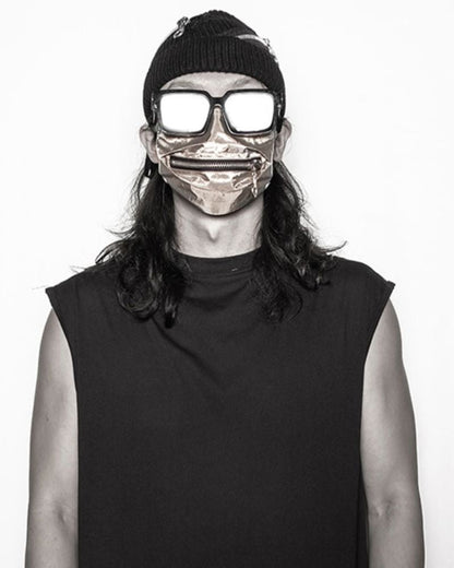 Reflective Zipper Face Mask - urban adventure mask - Stylish Reflective Zipper Face Mask for Urban Use - View 20