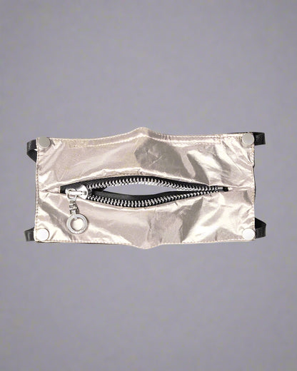 Reflective Zipper Face Mask -  urban style - Stylish Reflective Zipper Face Mask for Urban Use - View 6
