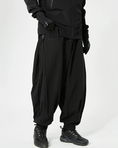Relaxed Fit Ninja Hakama Pants - ninja pants - Stylish Loose Fit Ninja Hakama Pants for Modern Wear - View 2