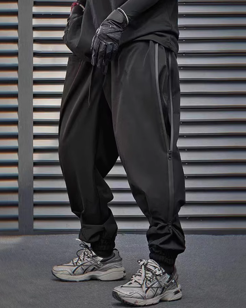 Relaxed Fit Ninja Hakama Pants -  stylish silhouette - Stylish Loose Fit Ninja Hakama Pants for Modern Wear - View 8