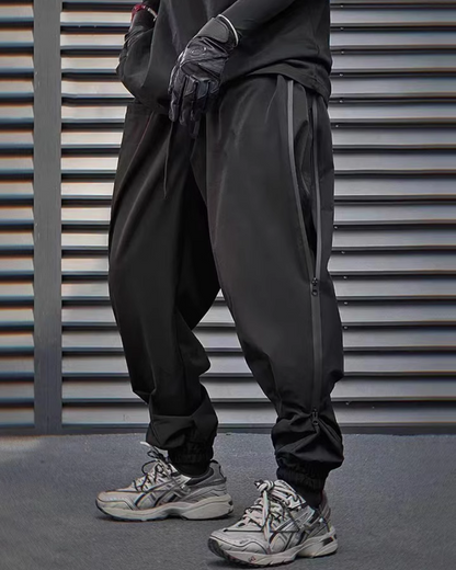 Relaxed Fit Ninja Hakama Pants -  stylish silhouette - Stylish Loose Fit Ninja Hakama Pants for Modern Wear - View 8