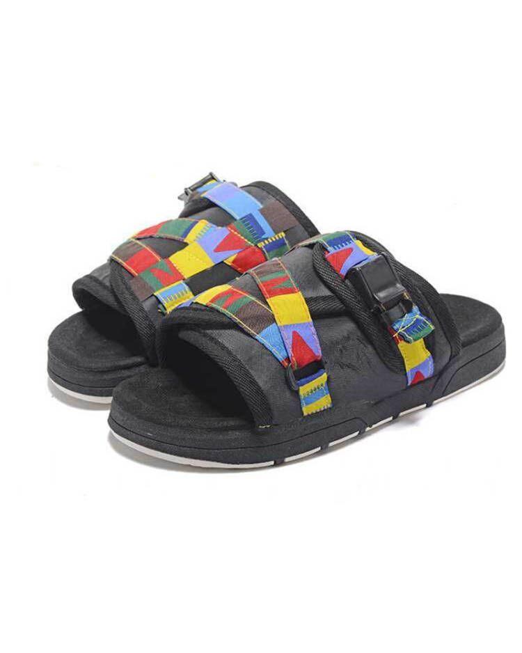 Relaxing Japanese Techwear Slippers - techwear slippers - Comfortable Japanese Techwear Slippers | Breathable Mesh - View 2