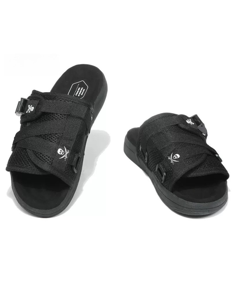 Relaxing Japanese Techwear Slippers - comfortable techwear slippers - Comfortable Japanese Techwear Slippers | Breathable Mesh - View 8