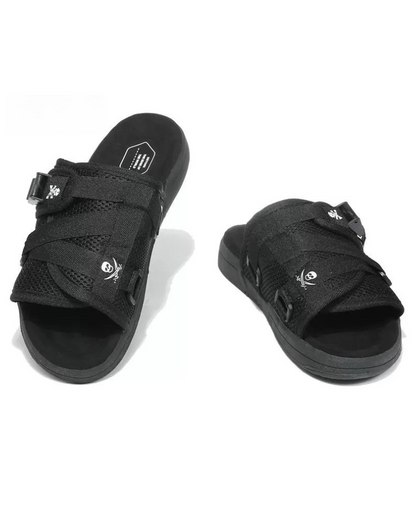 Relaxing Japanese Techwear Slippers - comfortable techwear slippers - Comfortable Japanese Techwear Slippers | Breathable Mesh - View 8