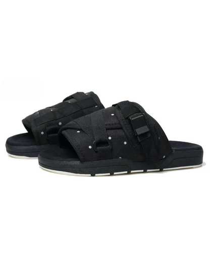 Relaxing Japanese Techwear Slippers - techwear slippers - Comfortable Japanese Techwear Slippers | Breathable Mesh - View 9