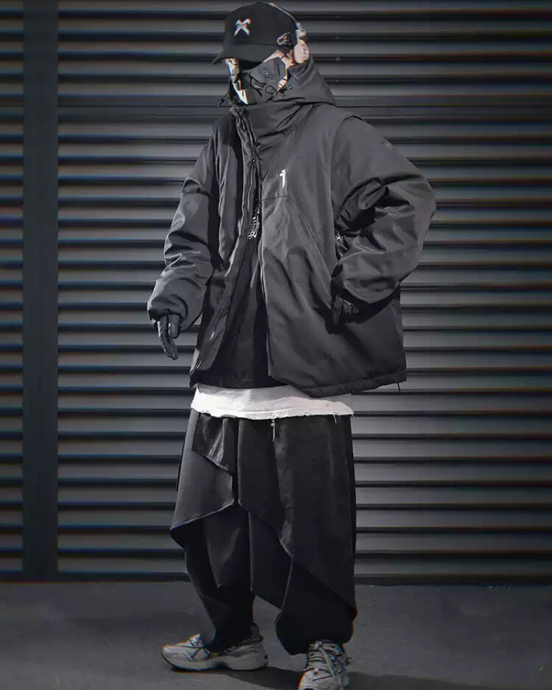 Removable Sleeves Winter Jacket -  polyester jacket - Versatile Removable Sleeves Winter Jacket for All Styles - View 5