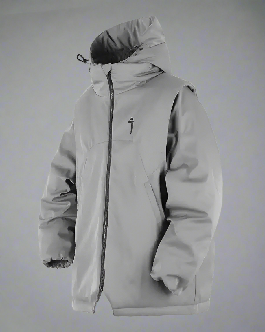 Removable Sleeves Winter Jacket -  removable sleeves - Versatile Removable Sleeves Winter Jacket for All Styles - View 6