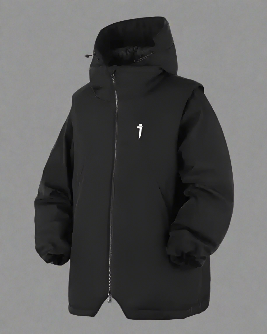 Removable Sleeves Winter Jacket -  stylish tech-inspired jacket - Versatile Removable Sleeves Winter Jacket for All Styles - View 7
