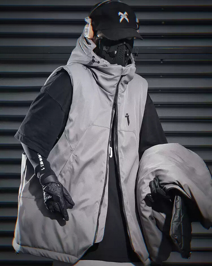 Removable Sleeves Winter Jacket - versatile styling jacket - Versatile Removable Sleeves Winter Jacket for All Styles - Main view