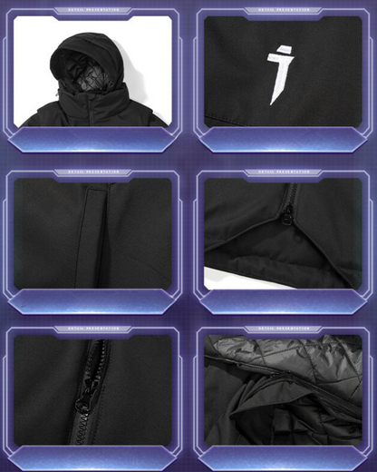 Removable Sleeves Winter Jacket - versatile styling jacket - Versatile Removable Sleeves Winter Jacket for All Styles - View 9