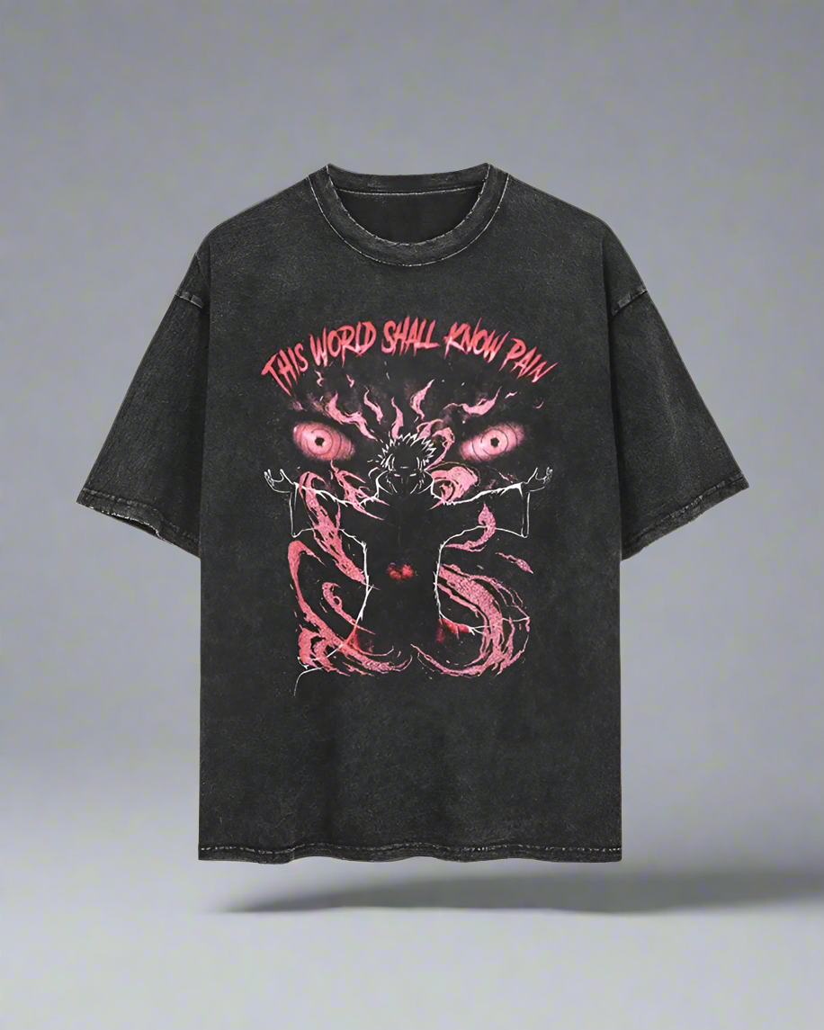 Retro Pain Graphic Tee -  comfortable fabric t-shirt - Retro Pain Graphic Tee for Ultimate Comfort - View 4