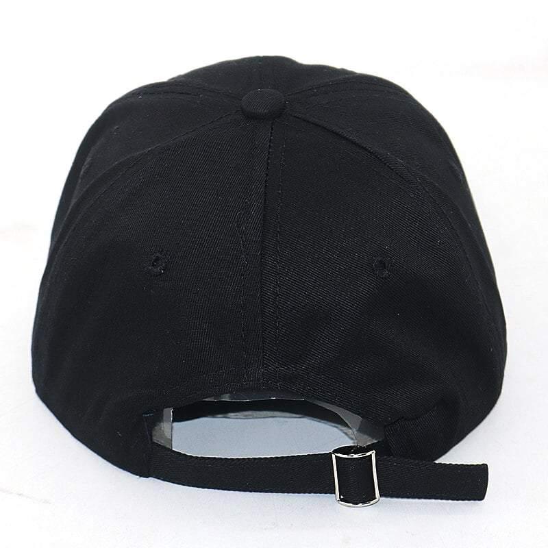Retro Vibe Grunge Cap - polyester cotton cap - Retro Vibe Grunge Cap for a Stylish Look - View 2