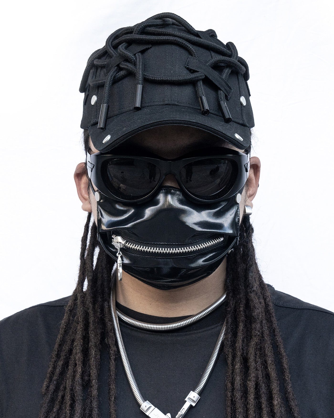 Reversible Rivet Drawstring Cap - cap - Reversible Rivet Drawstring Cap for Casual Style - View 10