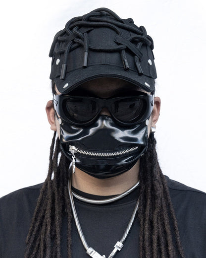 Reversible Rivet Drawstring Cap - cap - Reversible Rivet Drawstring Cap for Casual Style - View 10