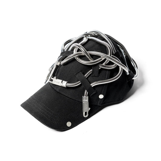 Reversible Serpent Spiral Hat - avant-garde hat - Reversible Serpent Spiral Hat for Unique Style - Main view