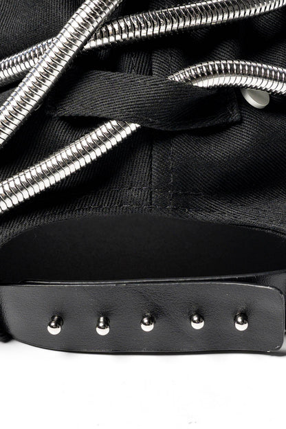 Reversible Serpent Spiral Hat -  detachable chains - Reversible Serpent Spiral Hat for Unique Style - View 14