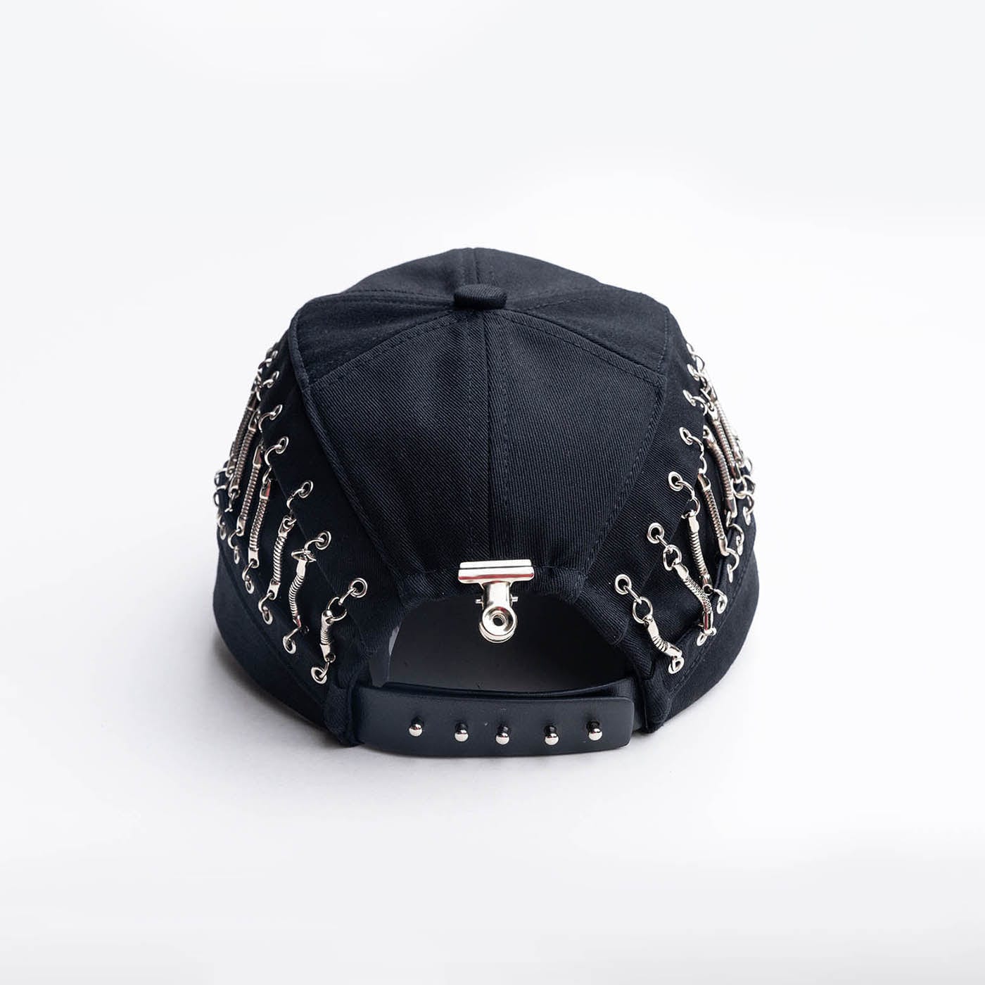 Reversible Snakebone Double-Layer Cap -  adjustable cap - Avant-Garde Double-Layer Snakebone Cap for Stylish Wear - View 3